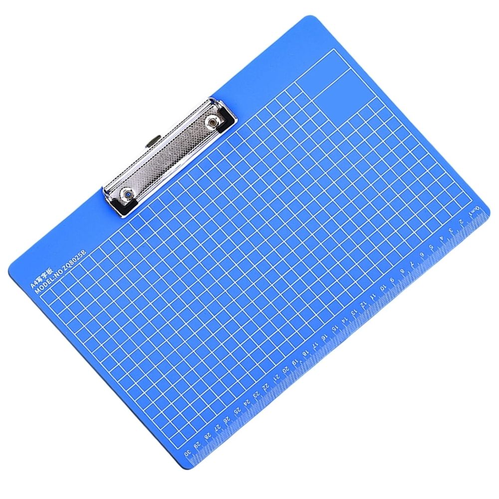 Office Clipboard with Retactable Hanging Hook Scale Marking Standard Size Clipboard 12.6x8.6Inch Portable Writing Board