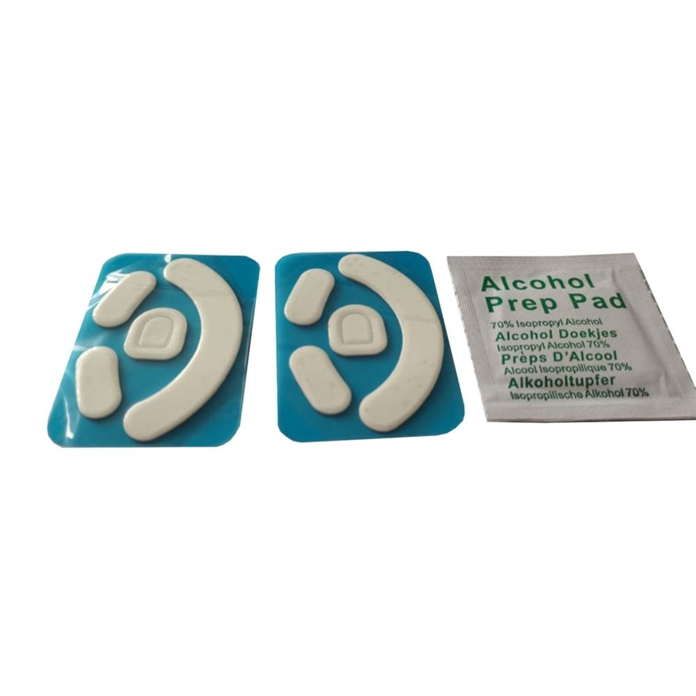 Mouse Feet Curved Mouse Skates Mouse Glides Pad for Gaming Mouse 2 Sets