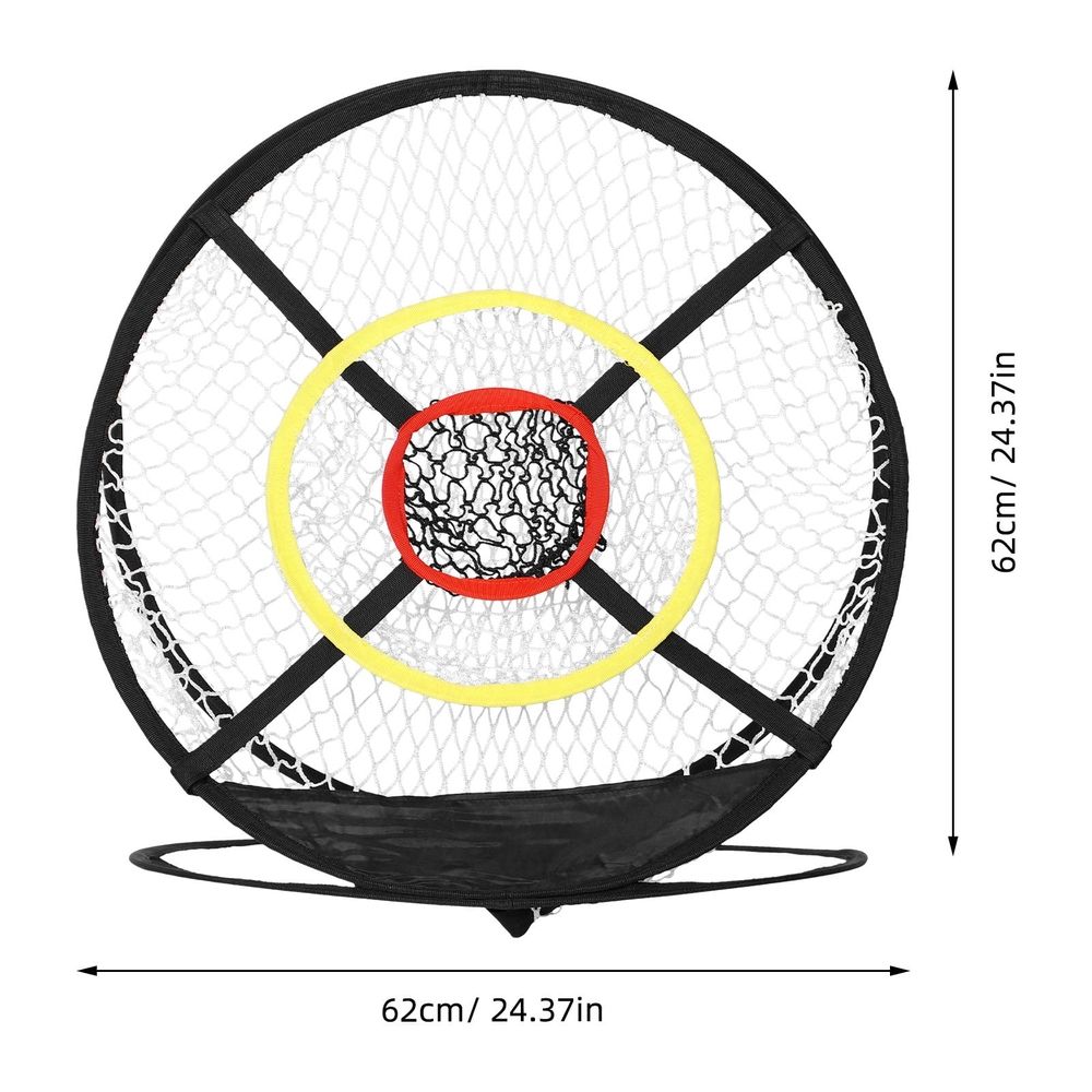Black Golf Practice Net Outdoor Folding Design for Chipping and Pitching