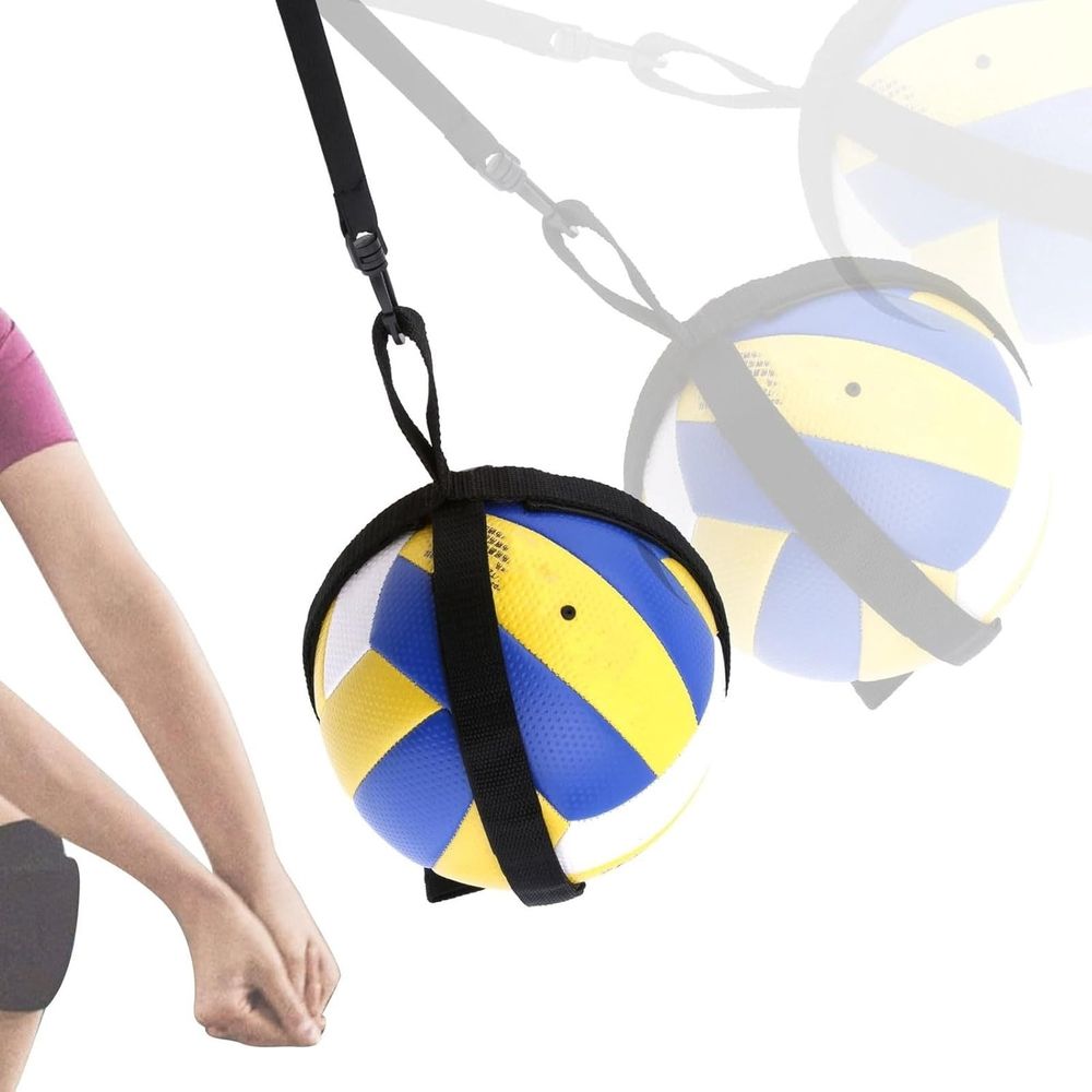Volleyball Trainer: All-in-One Volleyball Training Equipment with Rebounder for Serving, Spiking & Setting Practice Serve Trainer & Practice Gift for Beginners to Pros
