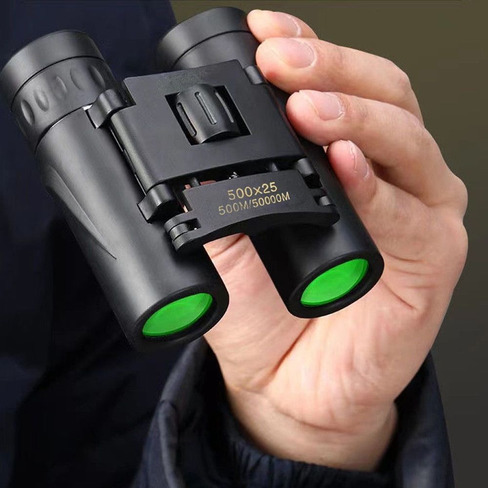 High Definition Portable Binoculars 500x25 Night Vision Optics for Outdoor Activities Bird Watching Concerts Travel Hiking Sports