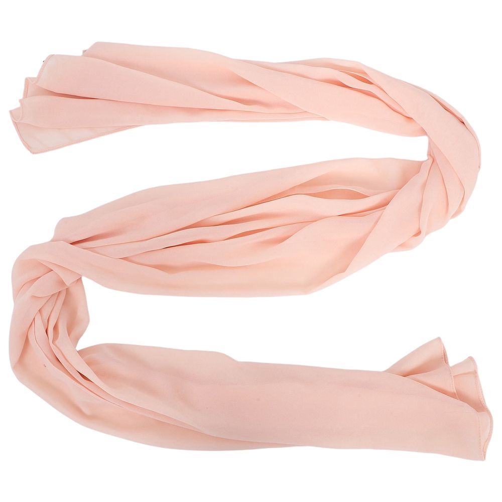 Soft Beige Chiffon Shawl, Elegant Wedding Wrap for Formal Events