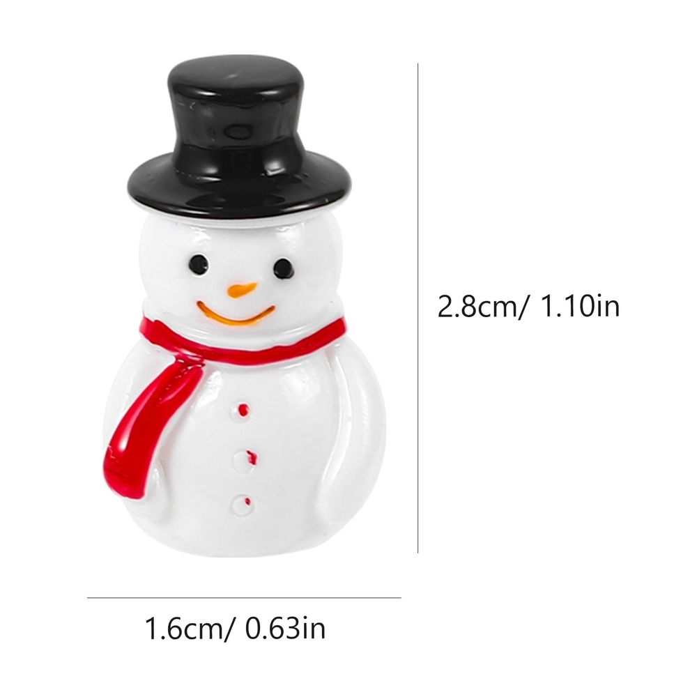20-Piece Miniature Snowman Figurines Set, Small Resin Decorative Figures for Home, Office, and Holiday Decor