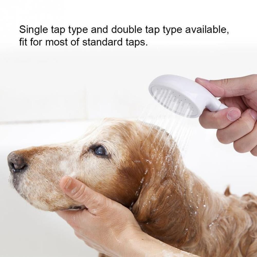 50" Pet Shower Head Attachment for Bathtub & Sink, Portable Dog Bathing Sprayer with Flexible Hose, Robust ABS Handheld Grooming Tool for Pets & People