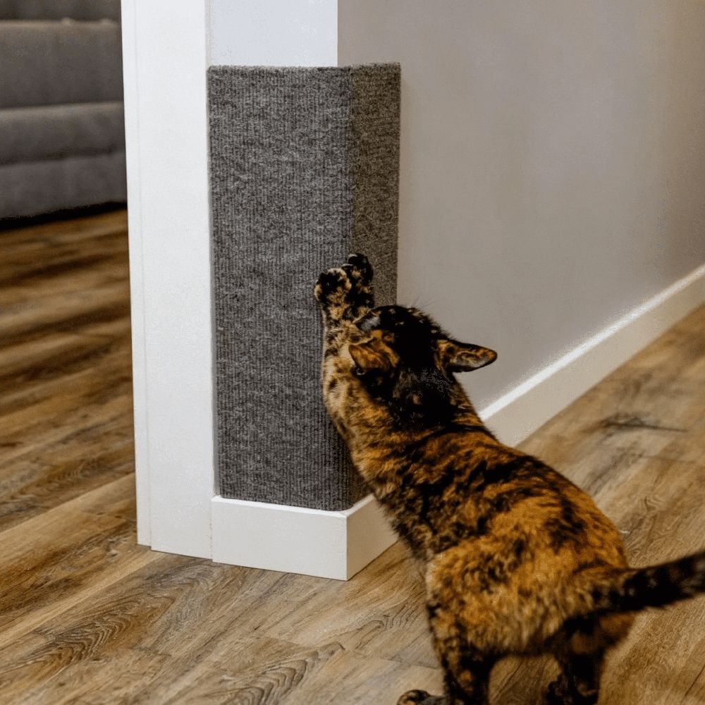 Corner Cat Scratcher - Wall Mounted Cat Scratcher - Cat Wall Scratch Pad - Corner Wall Scratcher for Cats - Wall Scratchers for Indoor Cats - Cat Scratch Post for Wall Corner Use