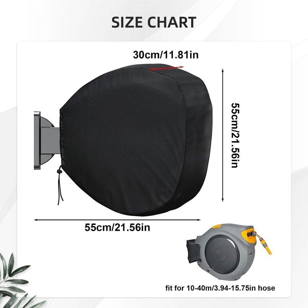 Retractable Hose Reel Cover Garden Winter Frost Proof