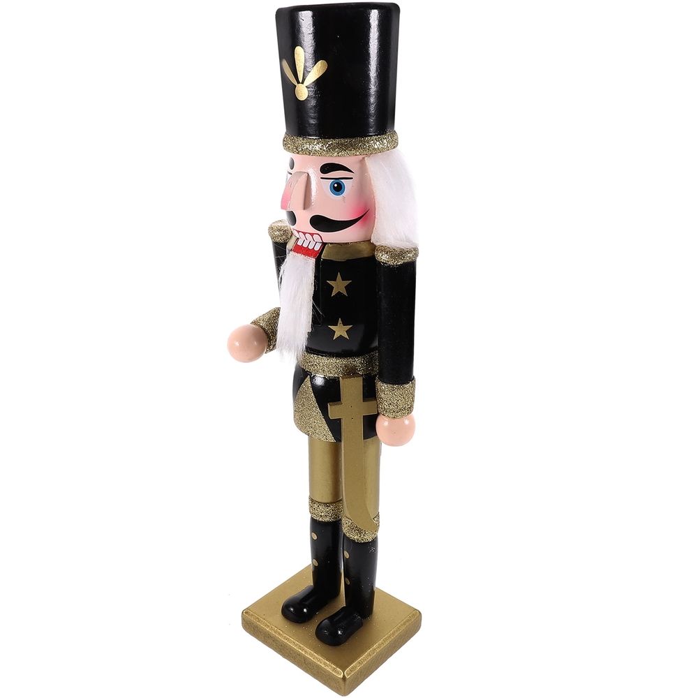 Christmas Nutcracker Decoration Wood Nutcracker Statue 1Pack