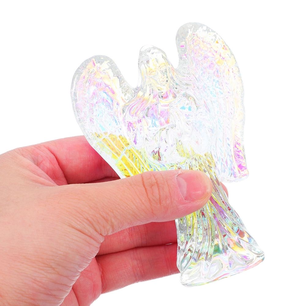 Pocket Crystal Angel Figurine Multi Crystal 1 Piece For Home Decor