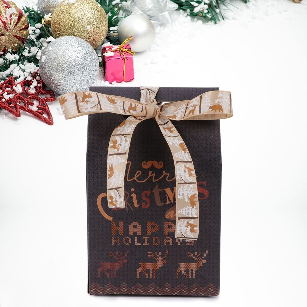Packaging Ribbon, Multi-Colored Polyester, Creative Printing, Christmas Decor