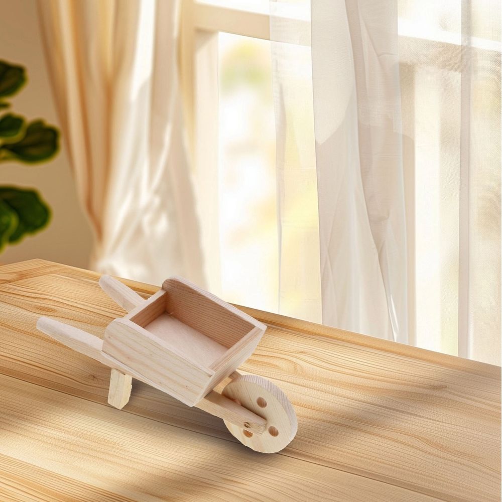 Desktop Ornament under $5,Mini Stroller Mini Cart Wheelbarrows Toy Mini Wheelbarrow Toy Fairy Garden Accessories Toy Cart Model Dollhouse Fairy Garden Wheelbarrow Miniature Wagon Cart