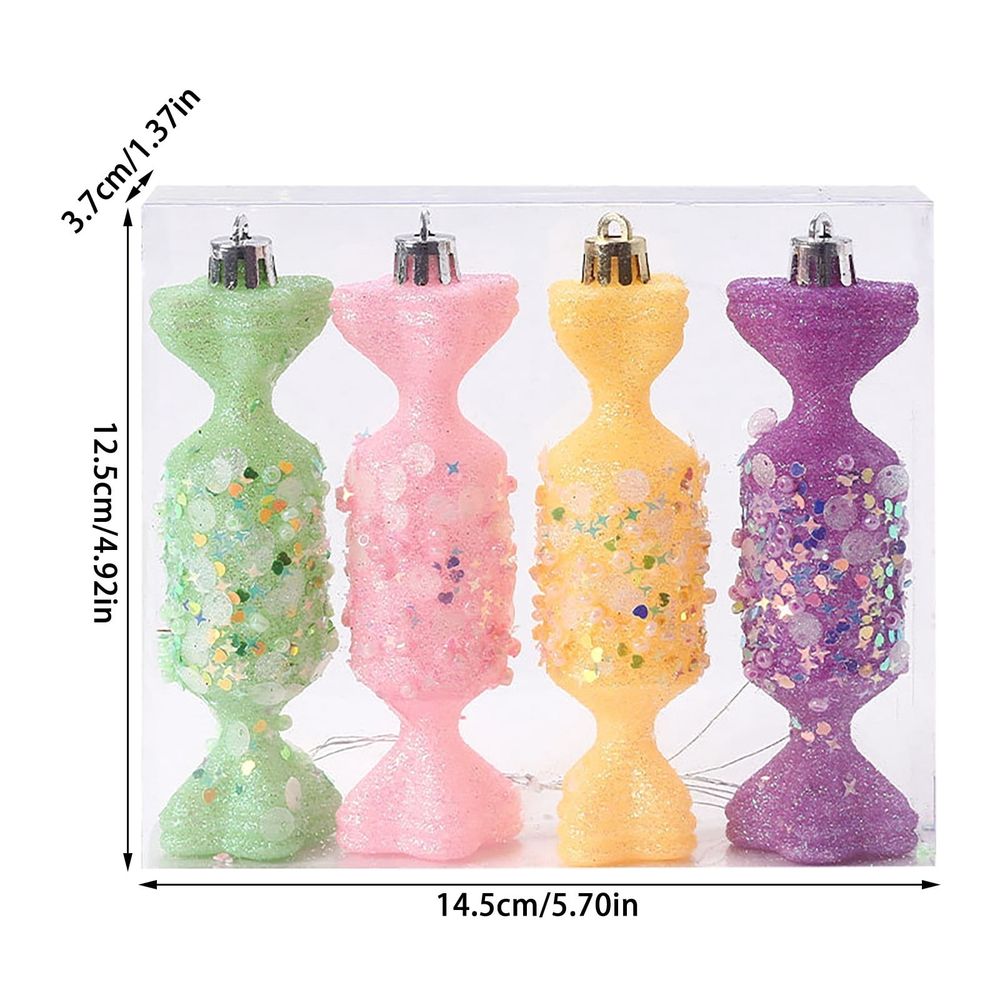 Christmas Hanging Ornaments,Christmas Decorations European Maca Candy Christmas Christmas Tree Pendant