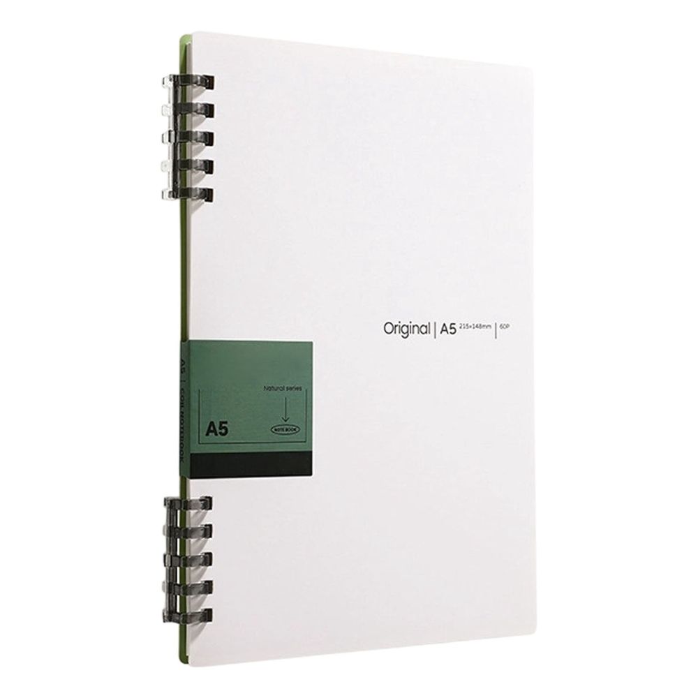 Detachable 5 Hole Loose Leaf Notebook Hardcover Bound Journal Book for Daily Official Document Classification Note Information Recording Work