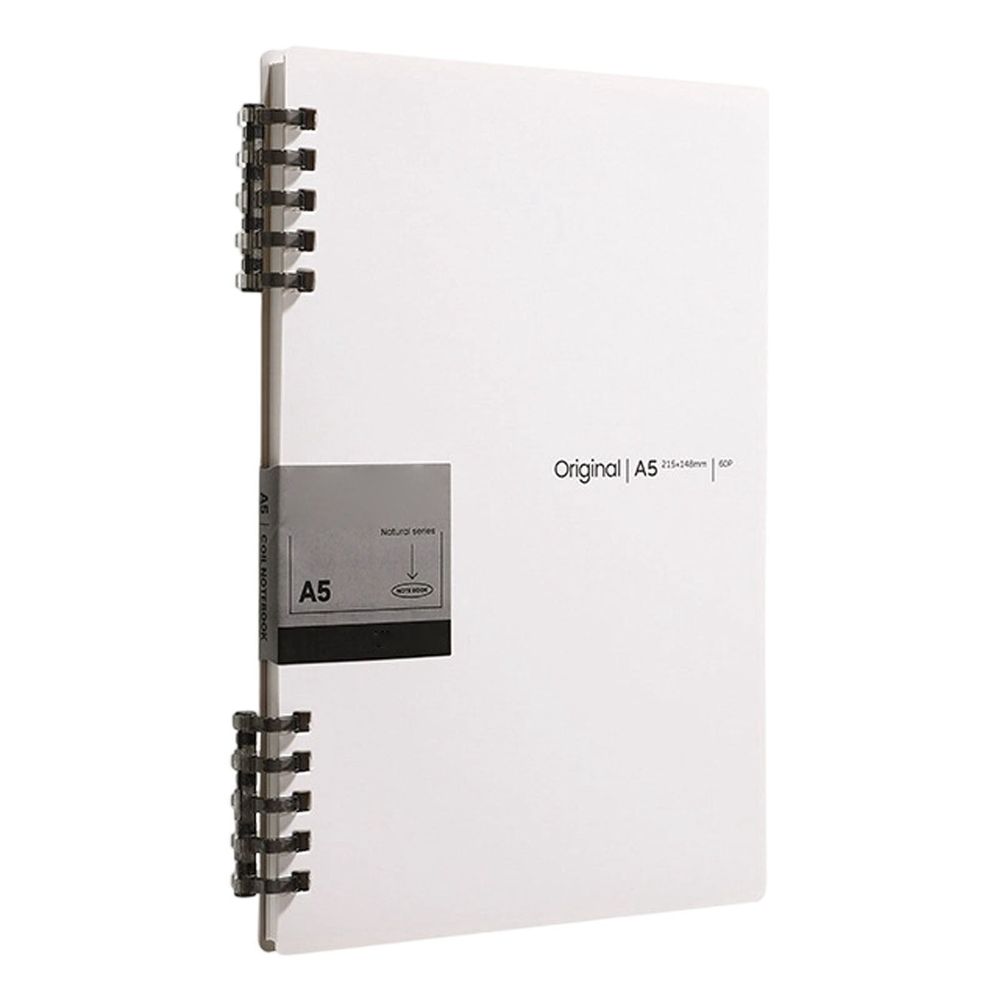 Detachable 5 Hole Loose Leaf Notebook Hardcover Bound Journal Book for Daily Official Document Classification Note Information Recording Work