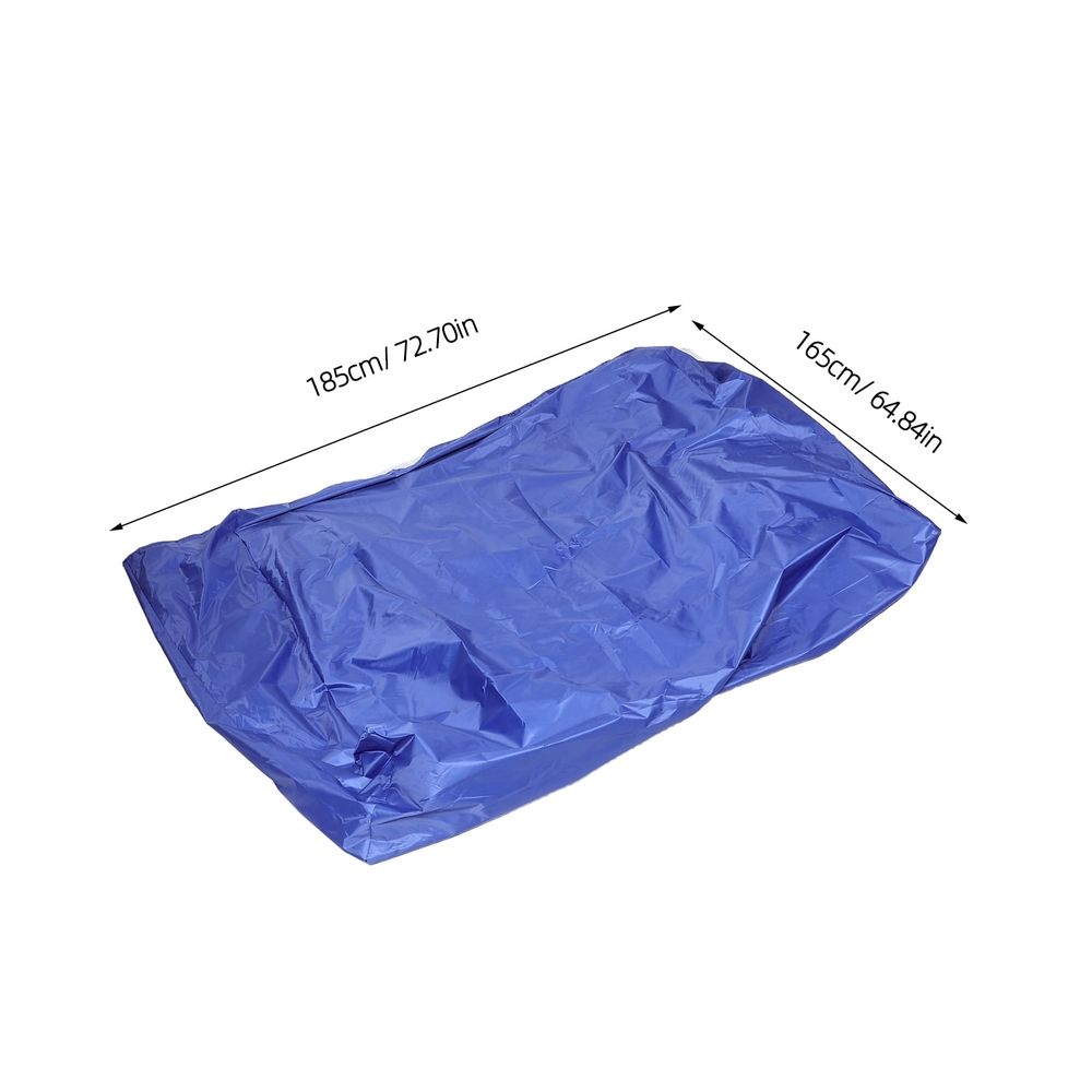 Universal Blue Table Tennis Table Cover Weatherproof Breathable Oxford Fabric for Outdoor Protection