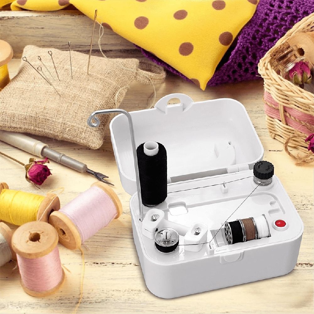 Electric Bobbin Winder Portable Bobbin Winder with Handle Automatic Bobbin Winder Machine USBBattery Powered