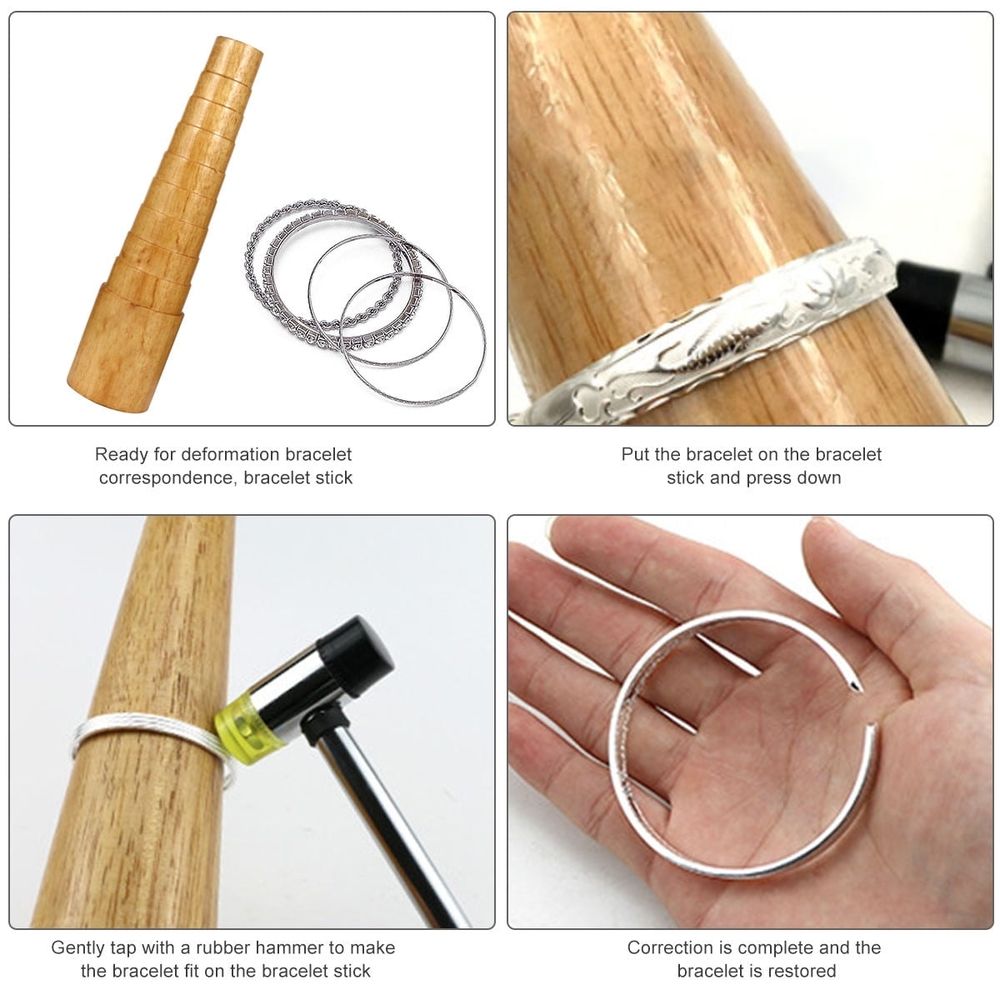 Bracelet Sizer Diy  Round Bracelet Bangle Mandrel Synthetic Material 1Set