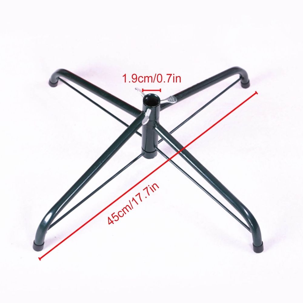Christmas Tree Stand, Heavy Duty Metal Base for Artificial Trees up to 6 Feet, Sturdy, Foldable Design, Easy Setup