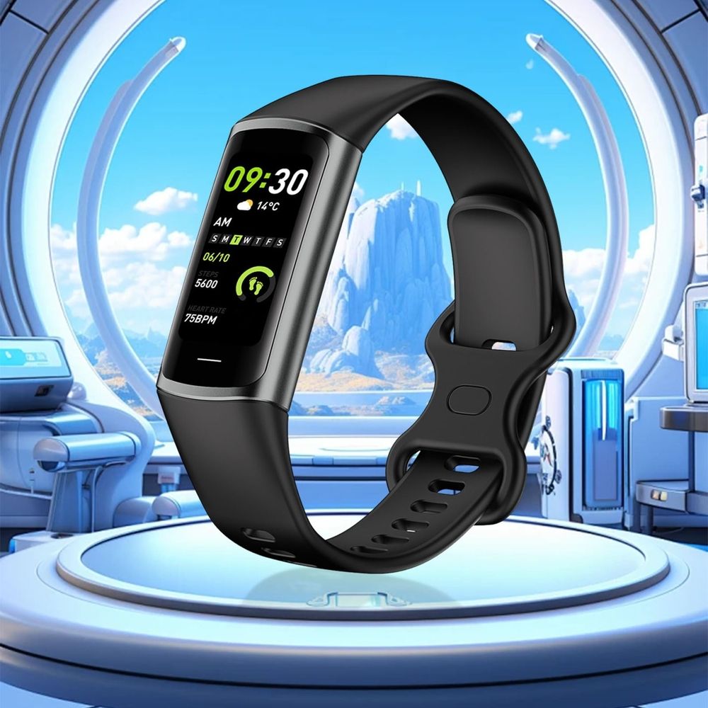 Smart Watch, Smart Watches for Men, Advanced Health Sports Smartwatch Screen-off Display Dial Long Battery Life Three Colors Available, Smart Watches for Women(Black)