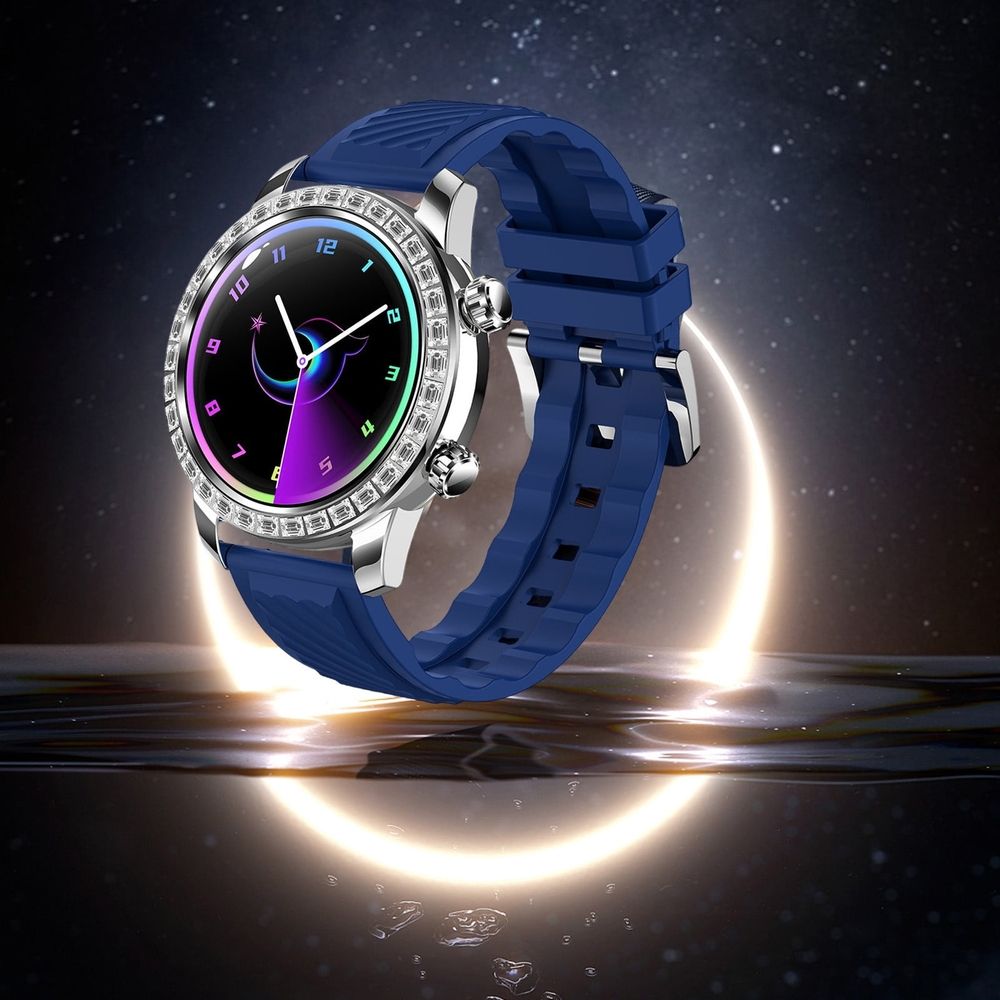 Smart Watch, Smart Watches for Women, 1.52in High Precision Watch with Two Watch Bands Bluetooth HD Call Intelligent Voice Control and IP68 Water Proofing 1.52in Smart Sports Watch(Blue)