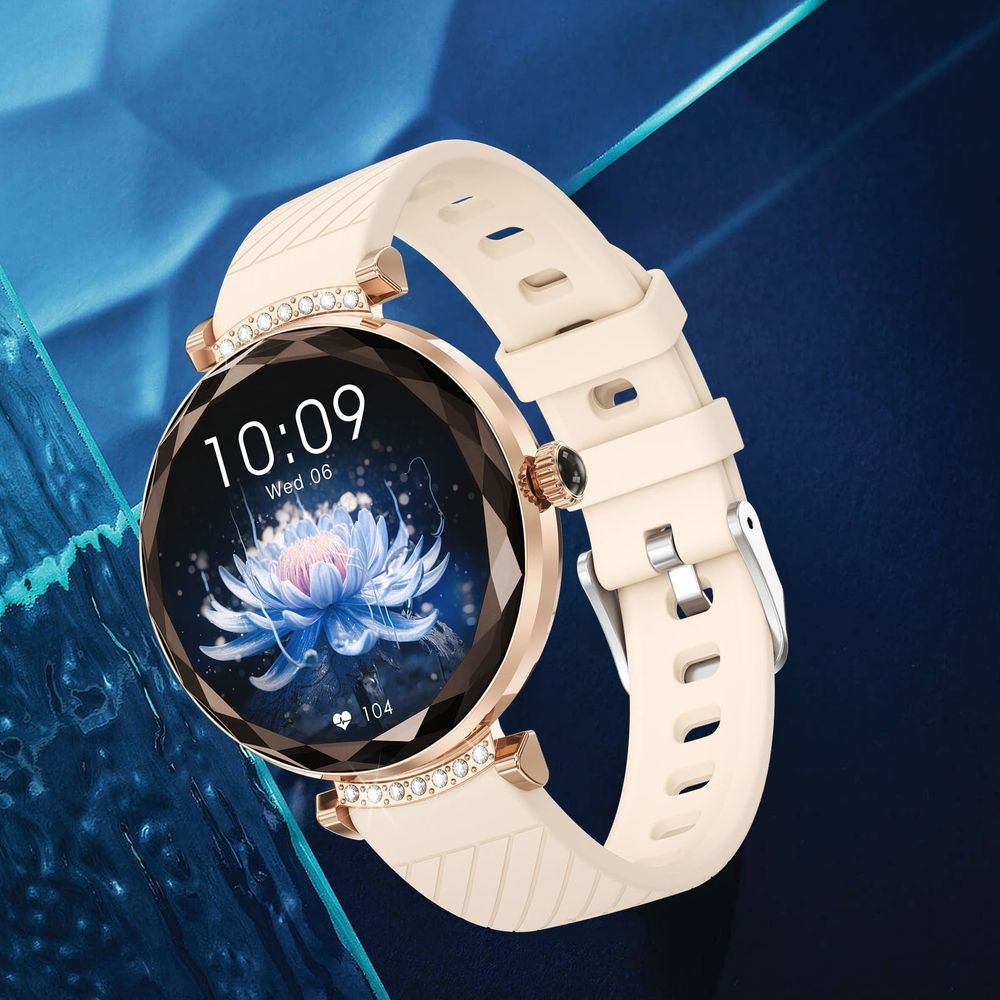 Smart Watch, Smart Watches for Men, Ms. Nx7 Pro Smartwatch Bluetooth Call HD Screen Custom Dial Meter Watch, Smart Watches for Women(Silver)