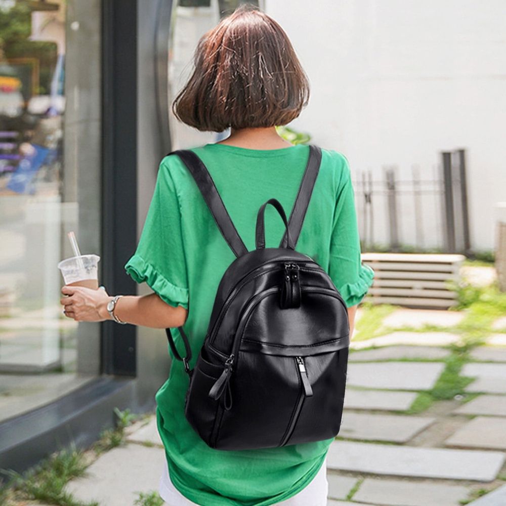 School Bag Backpack Purse For Women,Fashion Leather Handbag,Travel Bag,Satchel Rucksack Ladies Bag,Shoulder Multifunctional Travel Bag