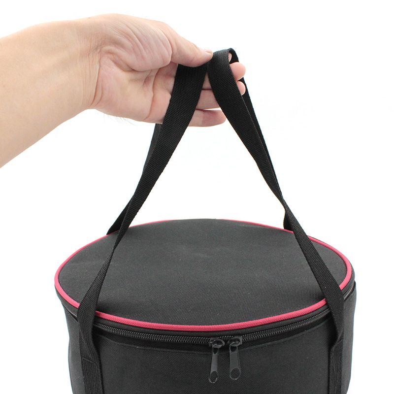 Dishes Storage Bag, Case Dinnerware Chest Dessert Plates Carrying Box Store Containers Outdoor Packing Supplies Handle Round Organizer Cup Mugs Holder Protecting Moving Transporting