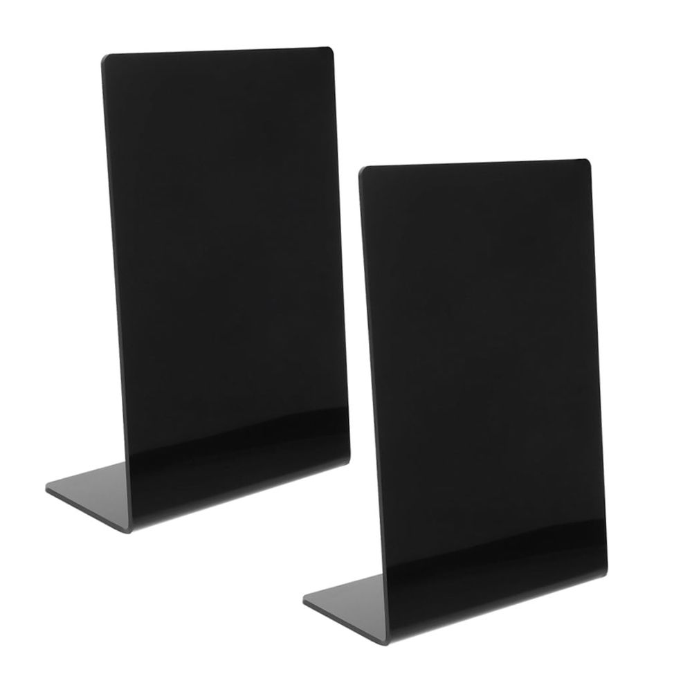 Set of 2 Small Signs for Food Display, Cafe Menu Holders, Restaurant Table Labels and Message Boards