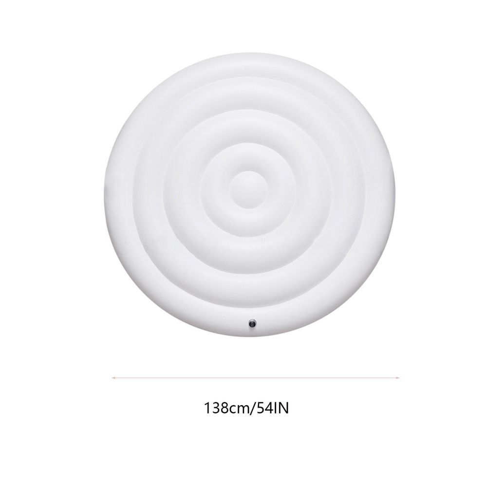 Round Inflatable Hot Tub Cover, Outdoor Windproof Rain-Proof Energy Saving Lid, Foldable Protective Rain Overflow Cover for Outdoor Inflatable Hot Tubs