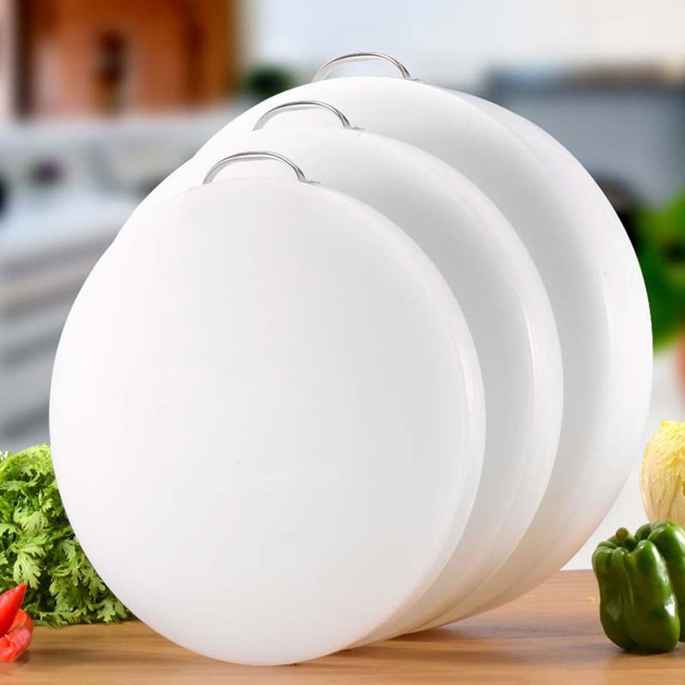 Non-Stick Plastic Cutting Board with Handle Design for Kitchen