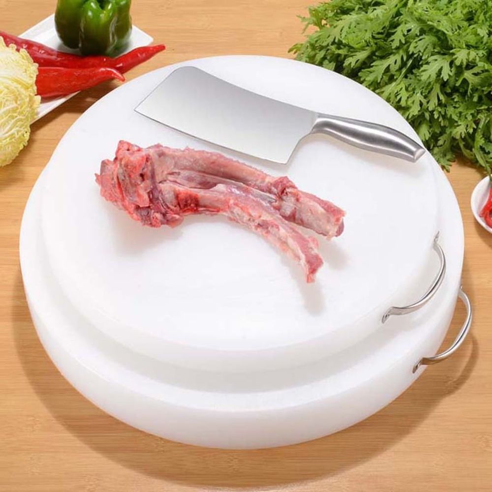 Non-Stick Plastic Cutting Board with Handle Design for Kitchen
