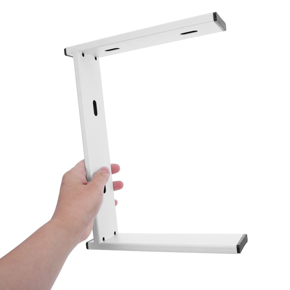 Space Saving Machine Stand, White Iron Organizer for Desktop, 2Pcs