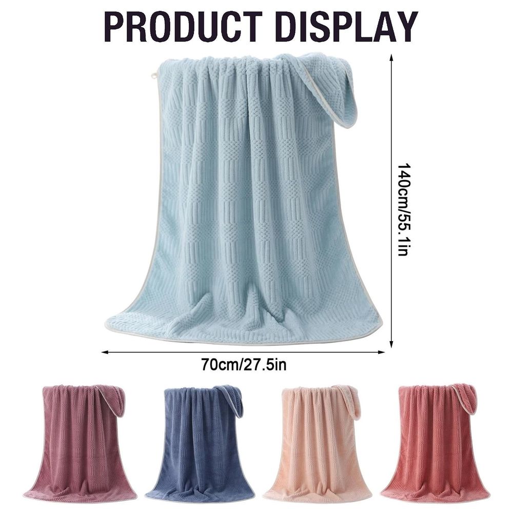 Large Oversized Towels, Plush Bath Towels, Hotel Collection, for Bathroom and Shower, Highly Absorbent, Soft and Luxurious, Bath Sheet Size, Quick Drying, Premium Cotton Blend
