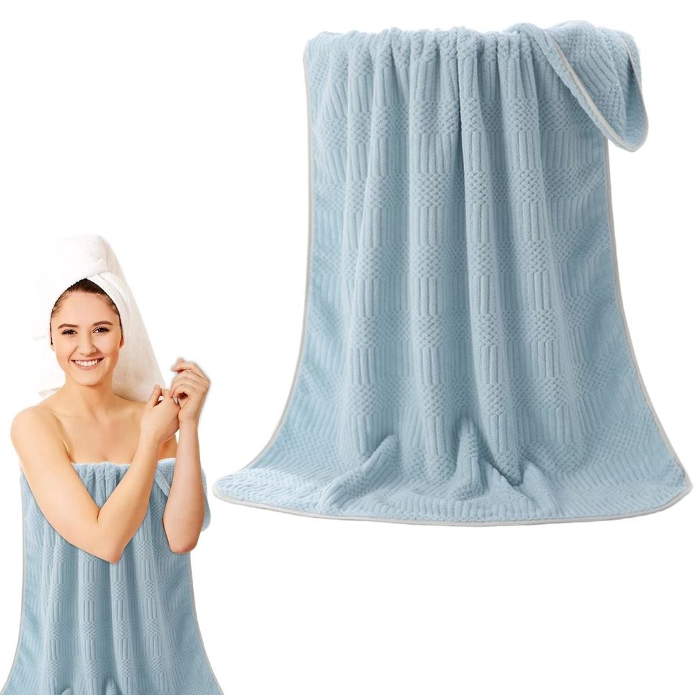 Large Oversized Towels, Plush Bath Towels, Hotel Collection, for Bathroom and Shower, Highly Absorbent, Soft and Luxurious, Bath Sheet Size, Quick Drying, Premium Cotton Blend