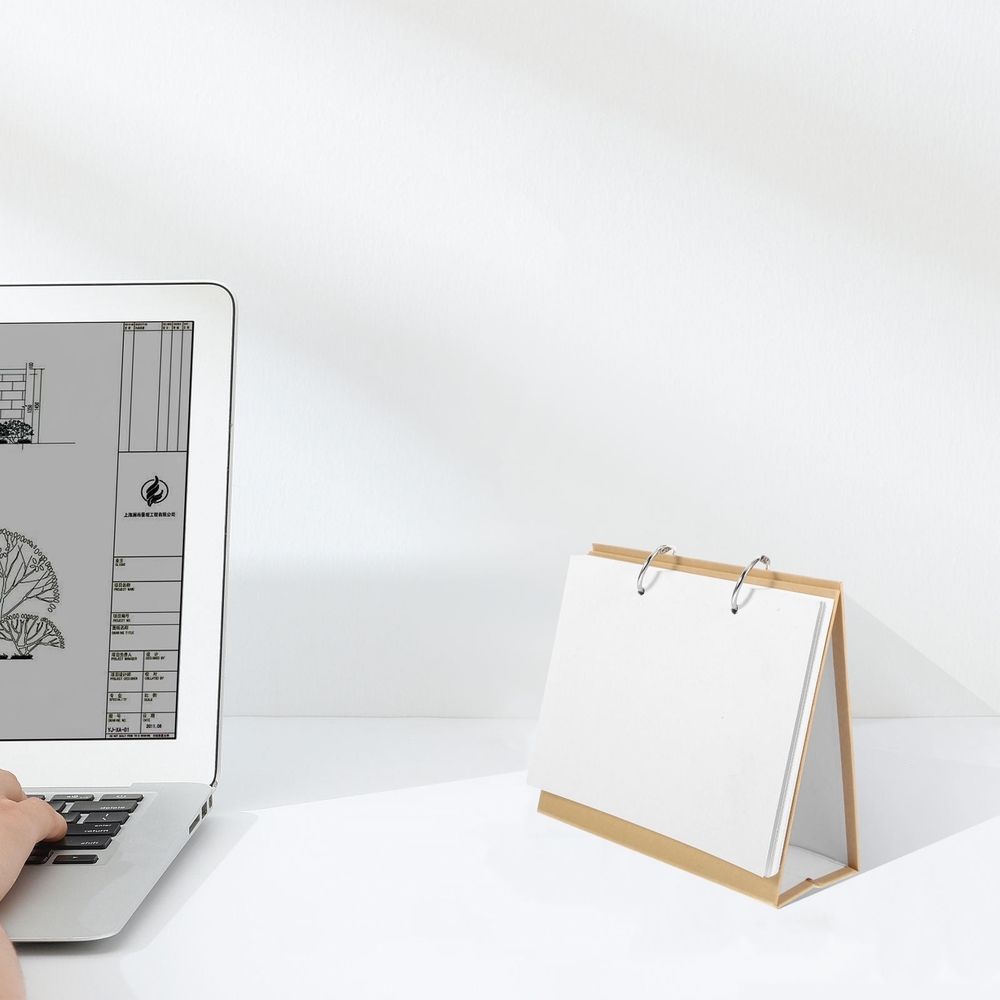A5 Detachable Desk Calendar with Blank Pages, Versatile Table Planner for Projects and Daily Scheduling