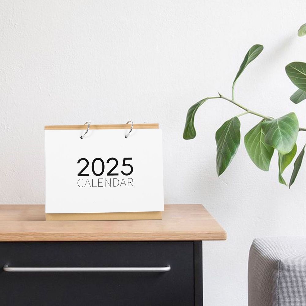 A5 Detachable Desk Calendar with Blank Pages, Versatile Table Planner for Projects and Daily Scheduling
