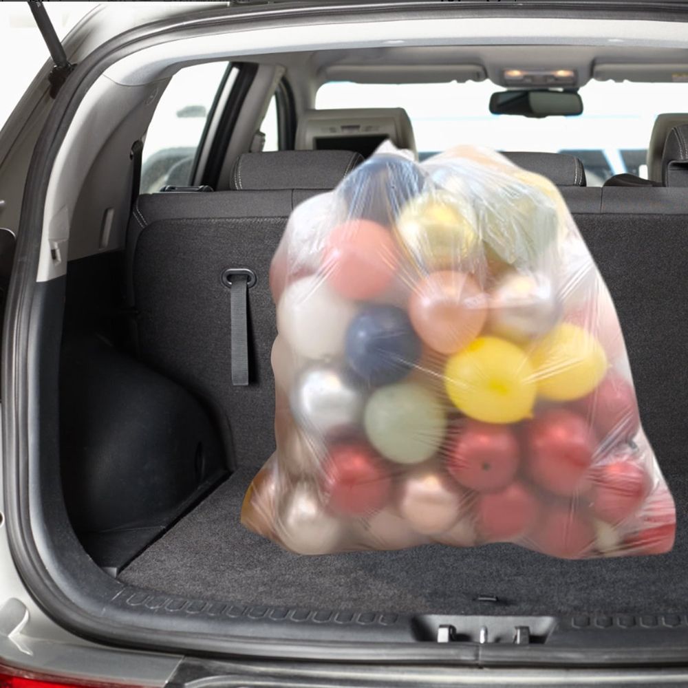5Pcs Large Balloon Carrying Bags Transparent Reusable Organizer for Party and Wedding Balloon Storage