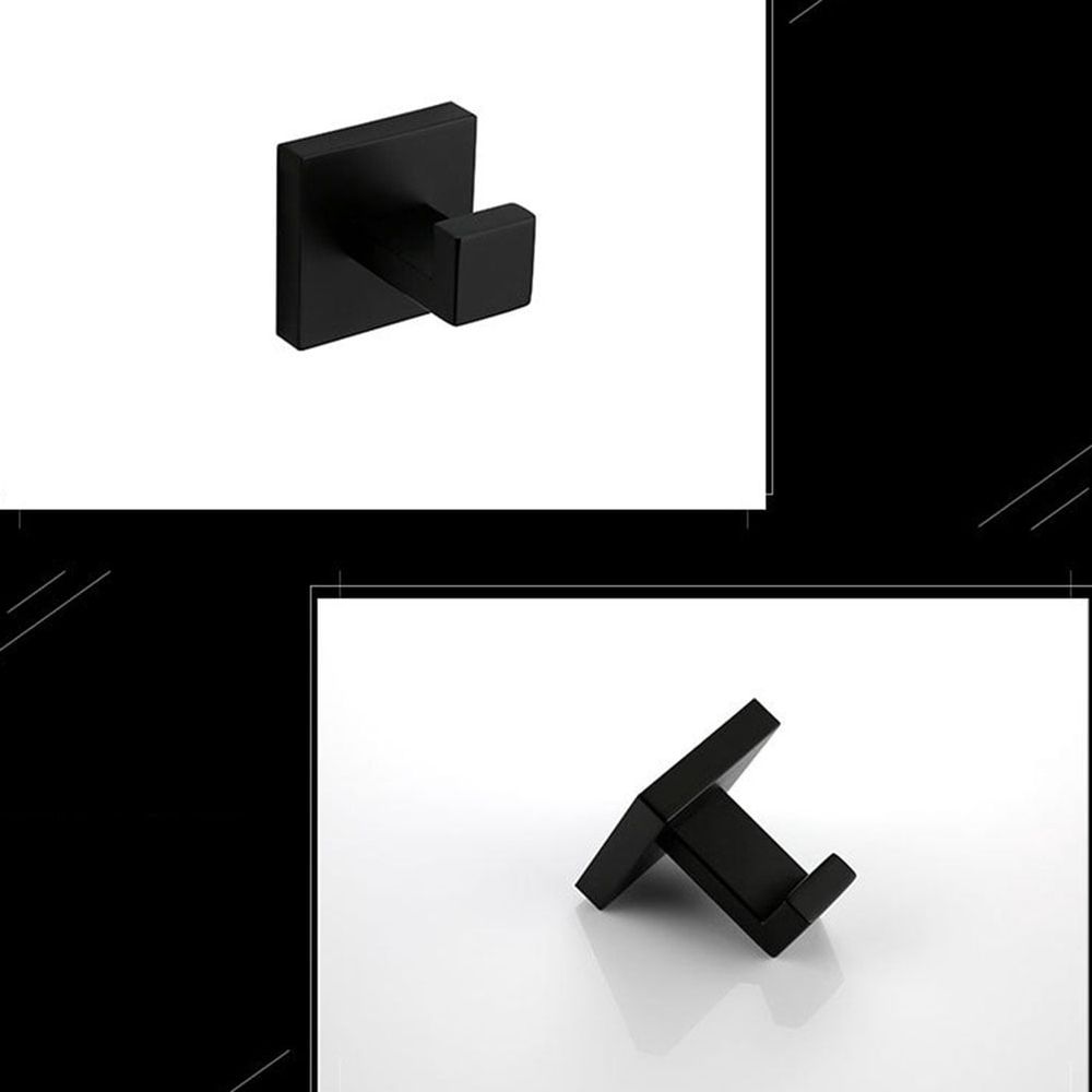 304 Stainless Stainless Steel Clothes Hook Modern Design Hook Black