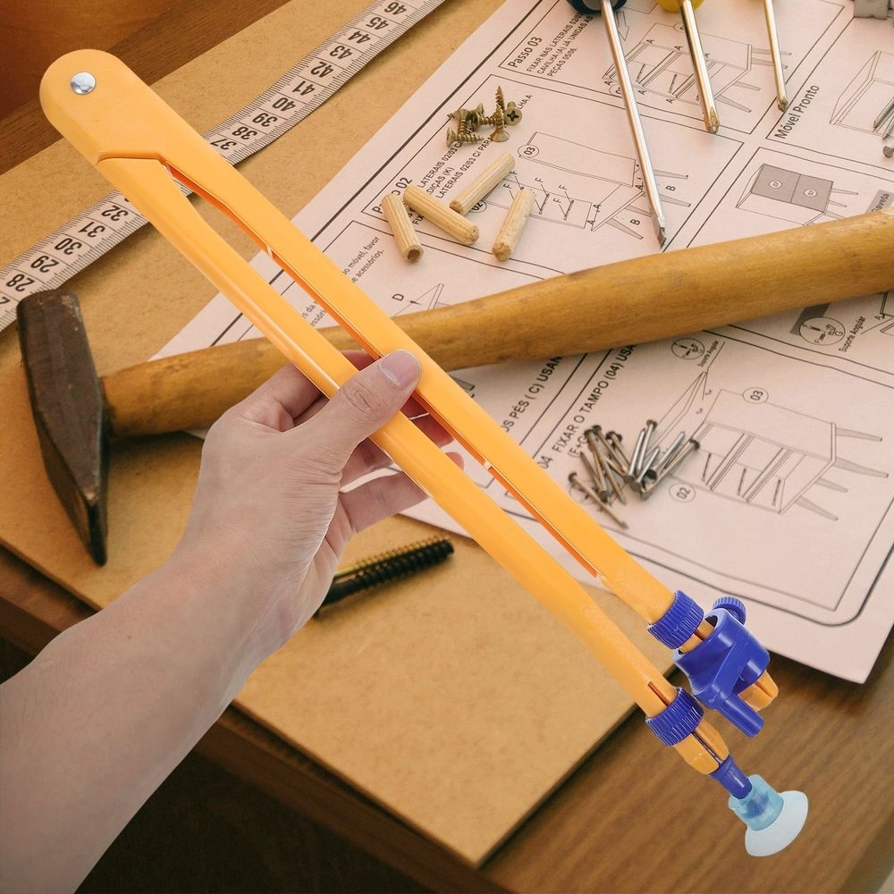 Plastic Teaching Compass with Adjustable Beam for Math Class Demonstrations and Educational School Use