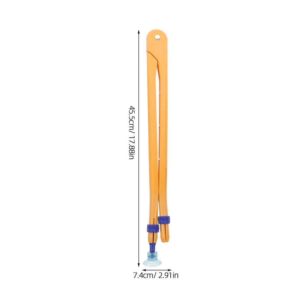 Plastic Teaching Compass with Adjustable Beam for Math Class Demonstrations and Educational School Use