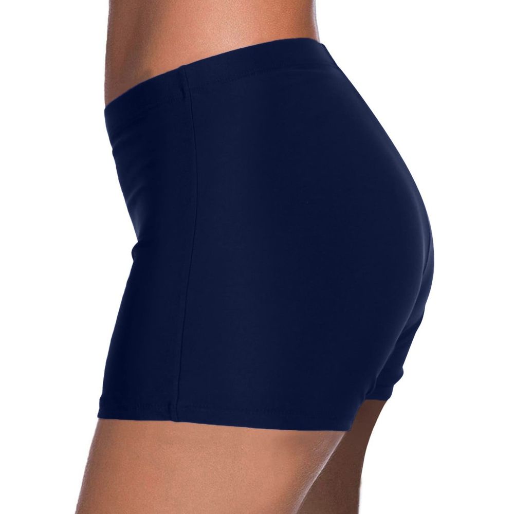 womens swim shorts high waisted bathing suit solid tankini bottoms swimsuit
