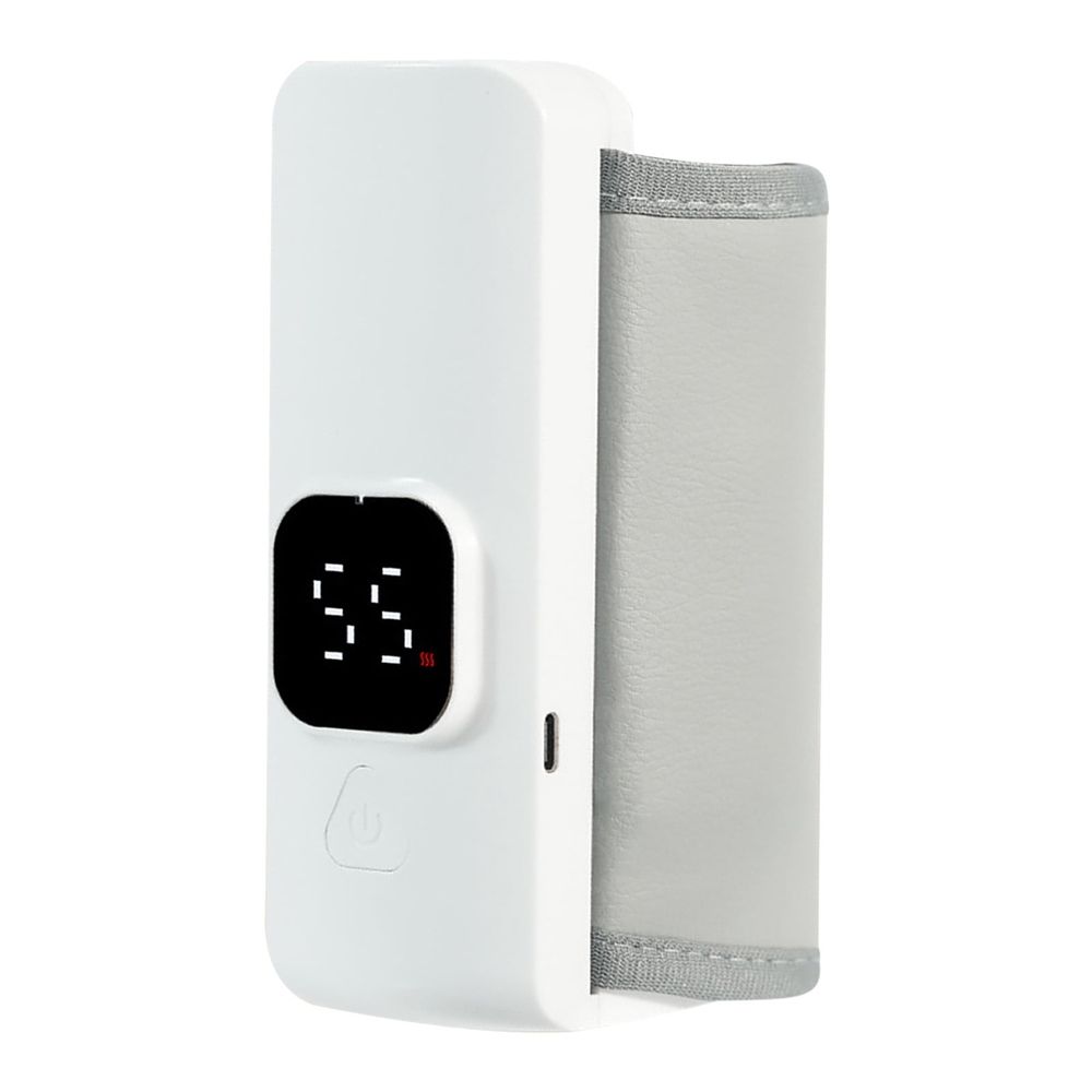 Smart Portable Milk Warmer, Quick Heat with Display, Leak-Proof, Temperature Display, Battery-Powered Thermal Cover, Perfect for Travel, Home, Outdoor, Night, Morning, Daily Winter or Fall Use