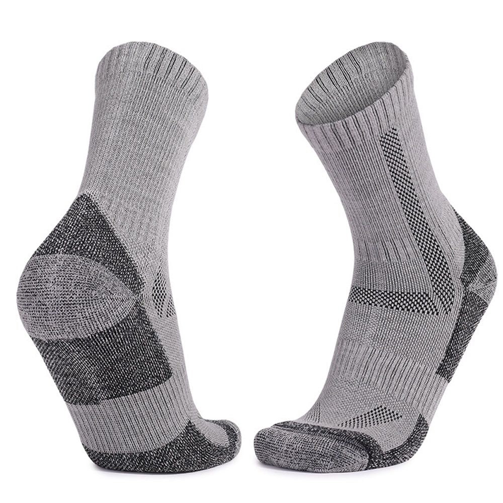 Wool Socks for Men & Women Casual Warm Winter Cozy Thermal Socks 4pairs Quarter Thin Wool Blend Running