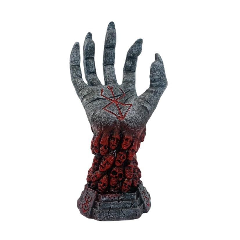 Right Hand Skeleton Rune Sculpture Halloween Skeleton Role Playing Hand Storage Stand Craft Ornament