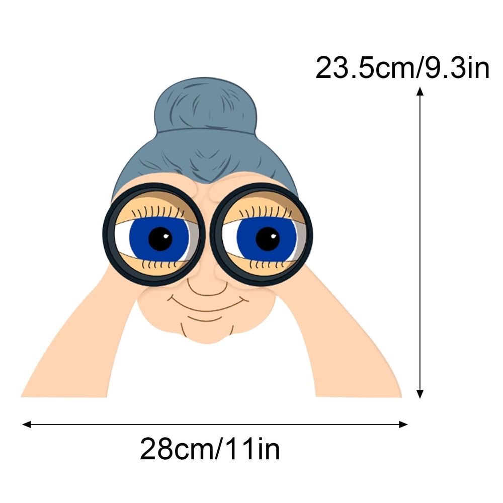 Home Decor, Binocular Spying Fence Peeker Yard Art Garden Nosy Neighbor Couple