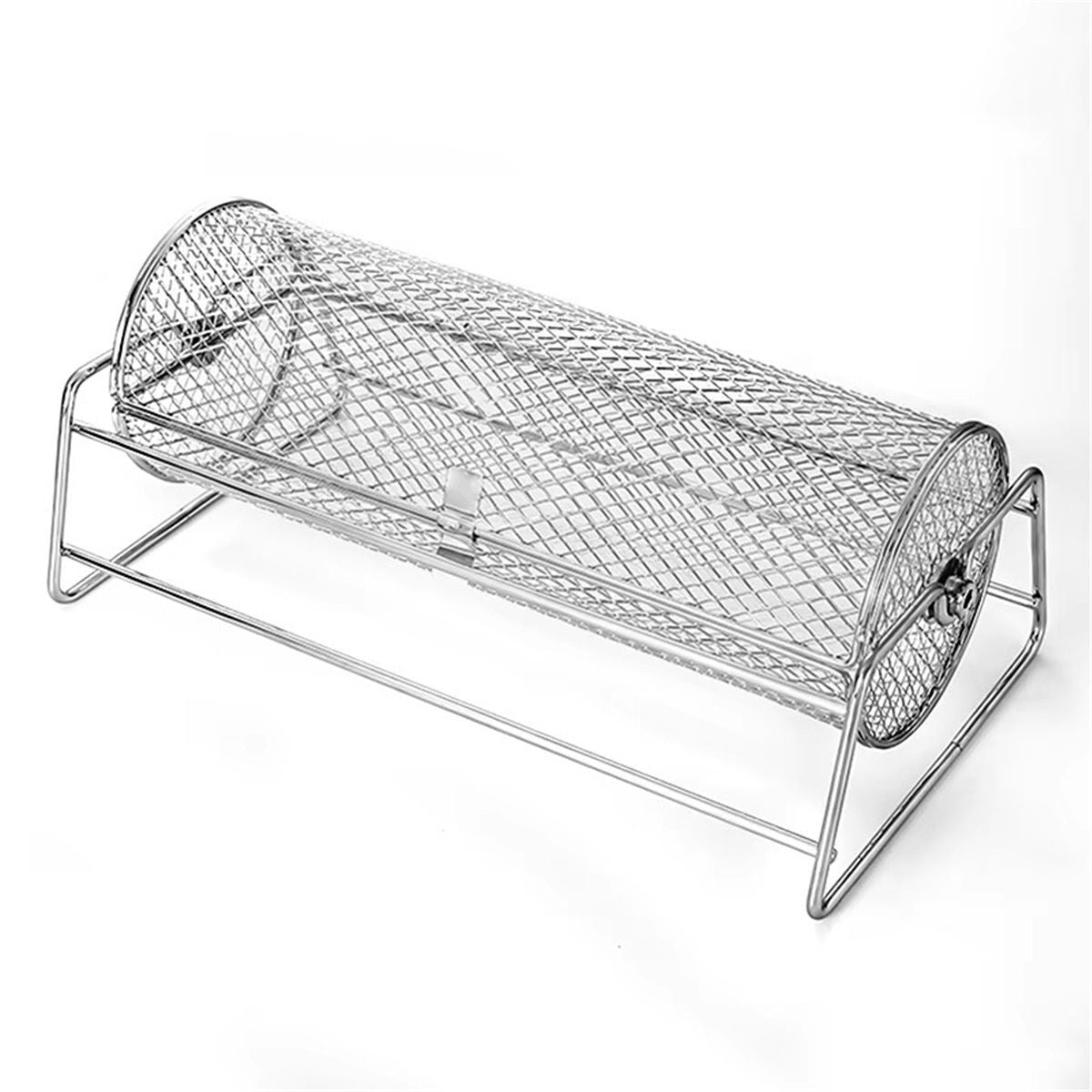 Universal Stainless Steel Rotisserie Grill French Fries Basket Fits for Any Gas Grill Raffle Drum Upgraded  Spinner Holds