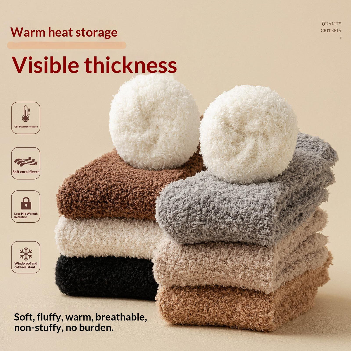 7Pairs Fuzzy Soft Cozy Comfortable Socks for Women, Casual Sleep Comfy Socks, Perfect Warm Winter Gifts for Women