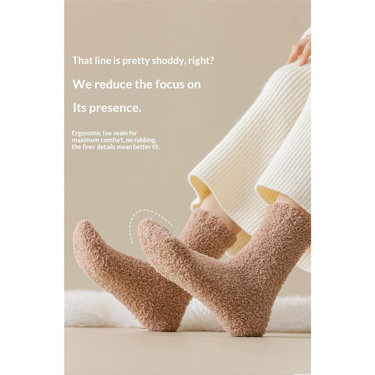 7Pairs Fuzzy Soft Cozy Comfortable Socks for Women, Casual Sleep Comfy Socks, Perfect Warm Winter Gifts for Women