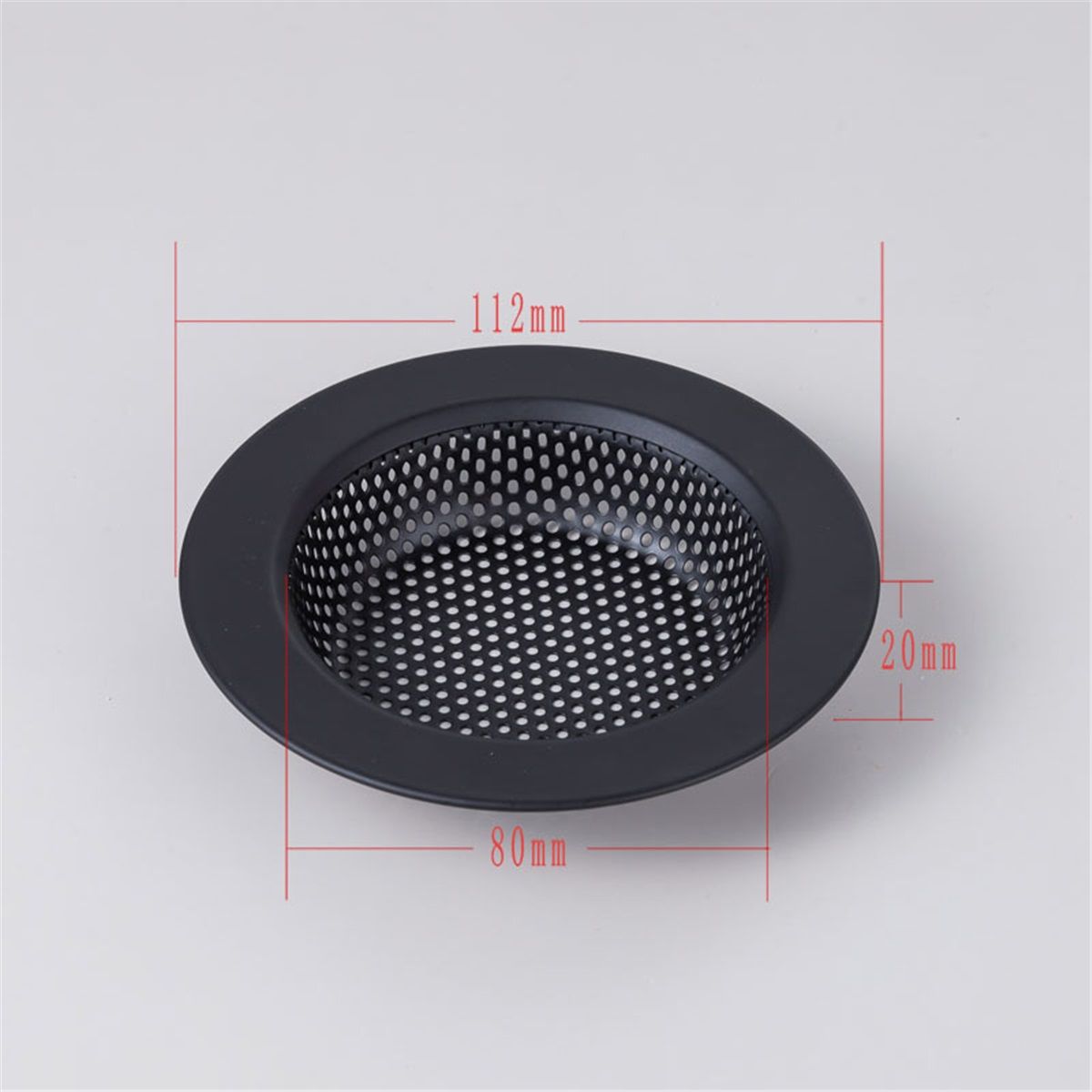 3 Pcs Kitchen Sink Drain Strainer and Stopper Stainless Steel Garbage Disposal Plug with Handle Universal Anti-Clogging Kitchen Sink Filter Sieve Basket Strainer(Black)