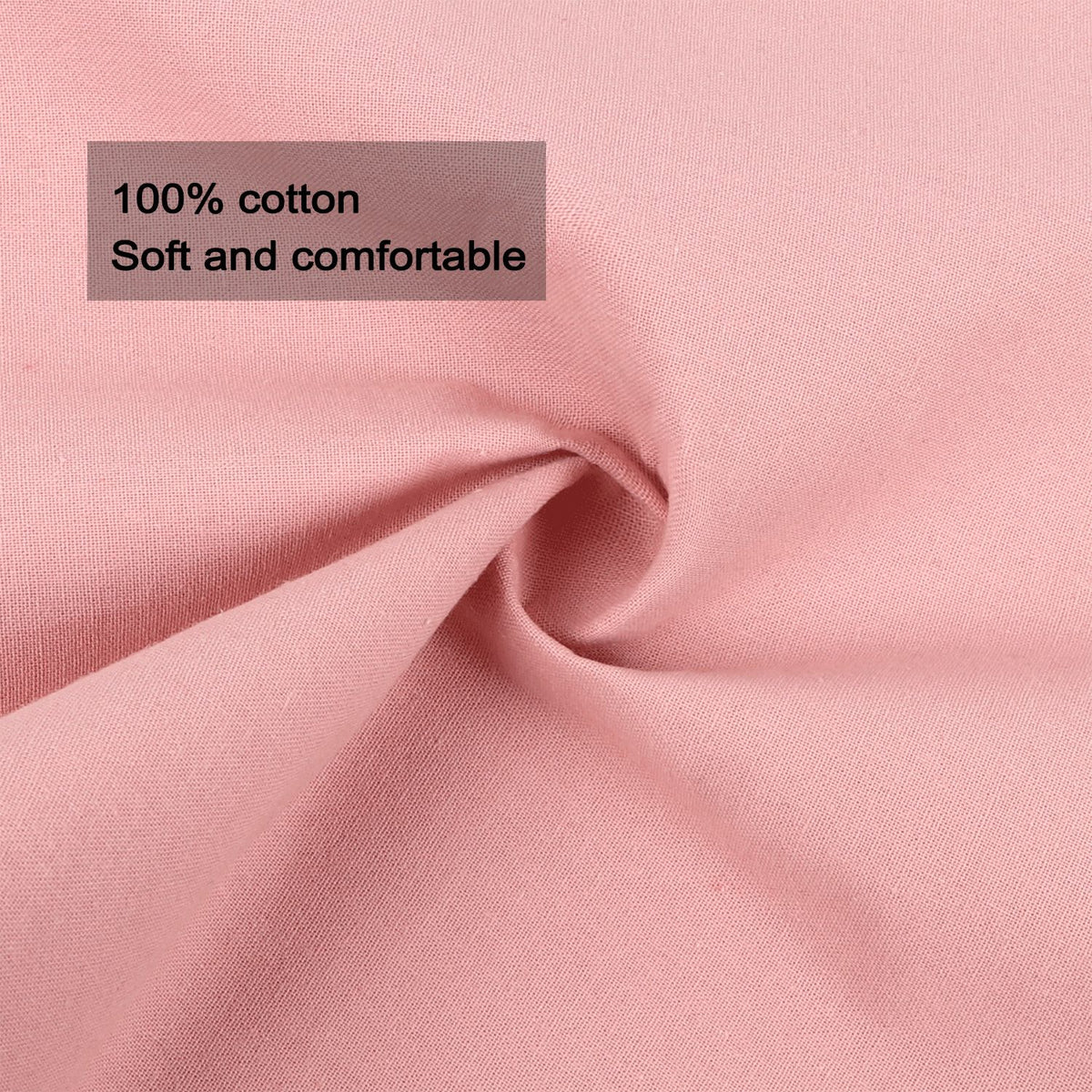 Scalloped Embroidery Cloth Napkins Set of 4  Cotton Napkins for Potluck Party Wedding Table Decor (Square Pink )