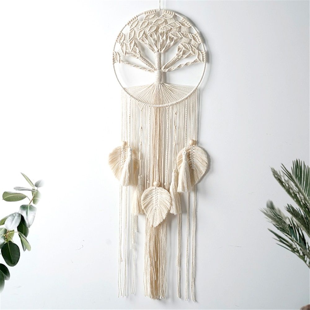 Hanging,Chic Handmade Woven Boho Home Décor,Eclectic Wall Decor for Bedroom Nursery Apartment Dorm Decoration,Gift for Teen Girl Mom